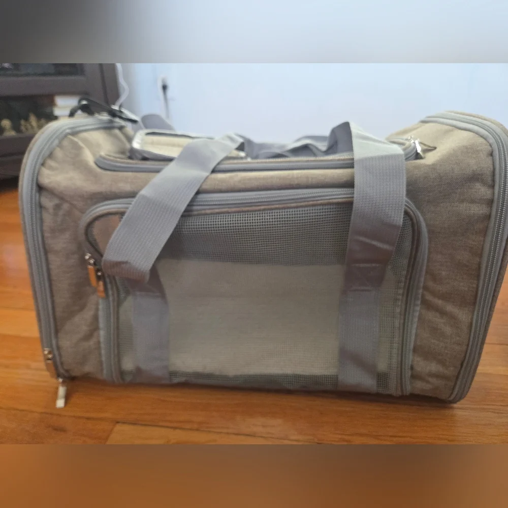 Gray Pet Travel Bag